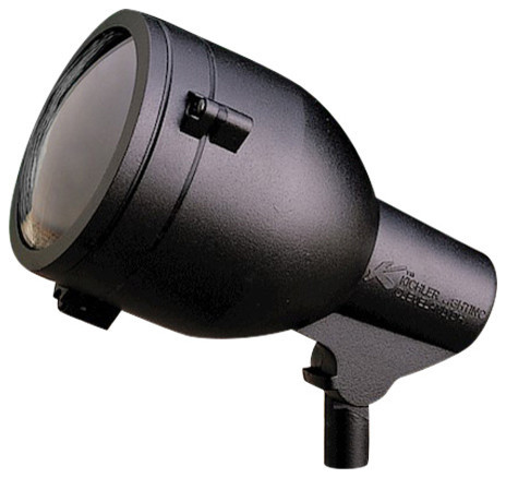 Kichler HID Accent 1-Light 120V, Textured Black, Textured Clear