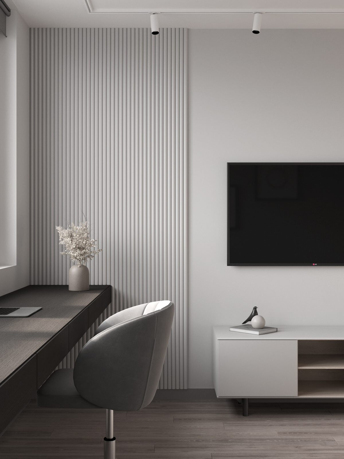 3-комнатная квартира в светлых оттенках