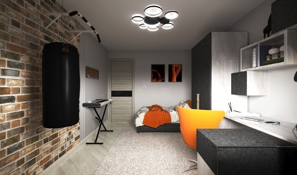 Комната мальчика-подростка с элементами Лофт