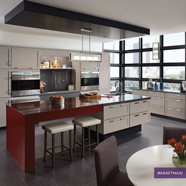 KraftMaid Contemporary Kitchens Contemporary Detroit by