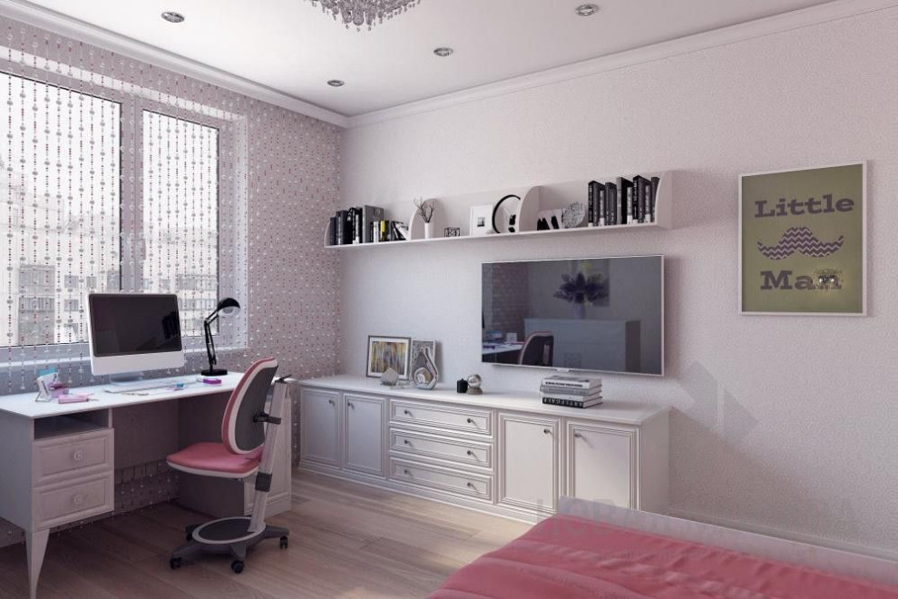 Дизайн-проект двухкомнатной квартиры 55,5 кв.м. в ЖК «Москва и область»