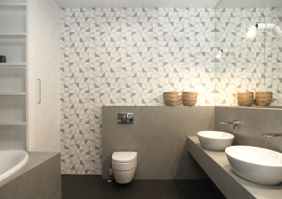 Ванная комната в скандинавском стиле