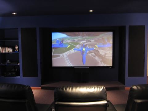 Lutherville Blue Home Theater Remodel