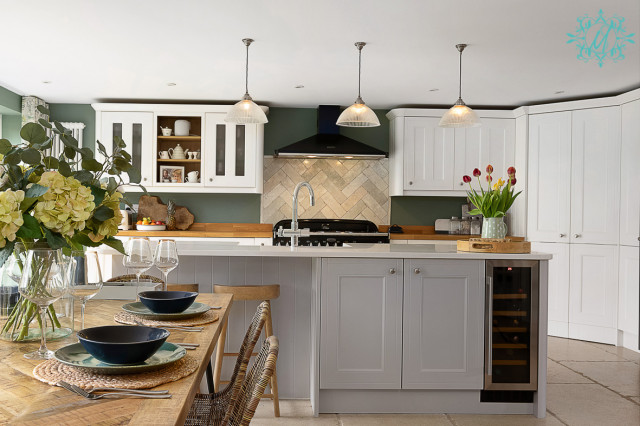 Dining table to kitchen modern-kitchen