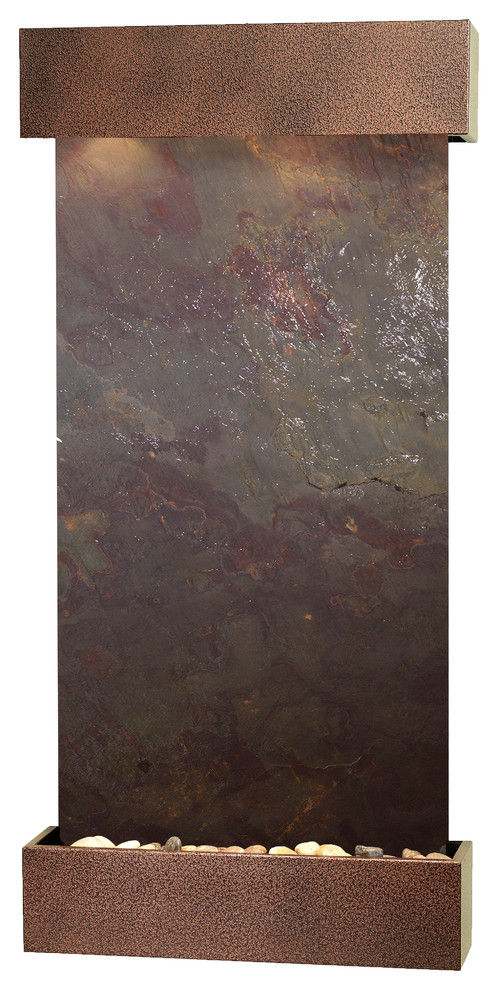 Whispering Creek Water Feature by Adagio, Multi-Color Featherstone, Copper Vein