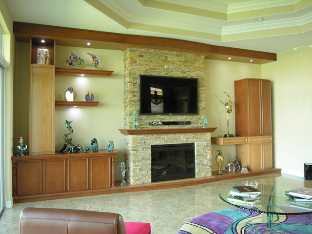 WALL UNITS contemporary-living-room