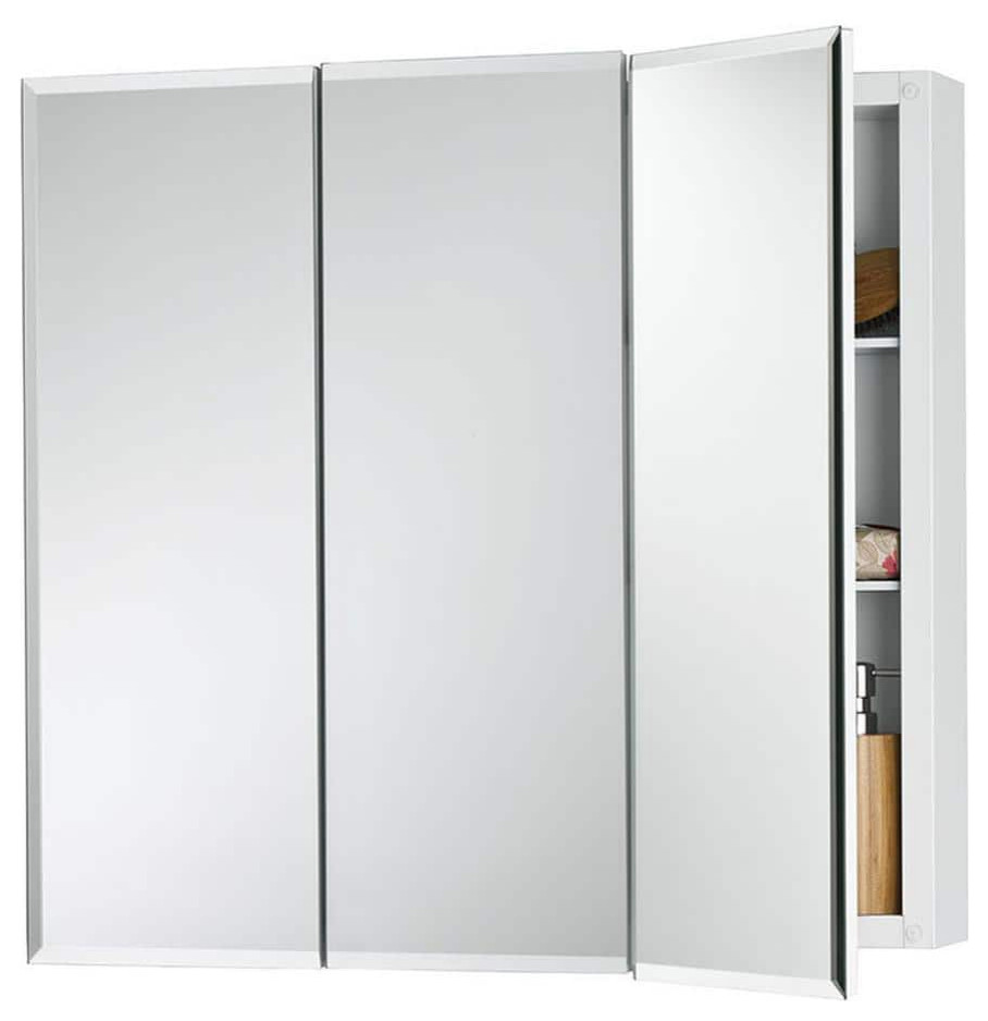 Jensen 255224 Horizon 24x24" Frameless 3Pane Mirror Medicine