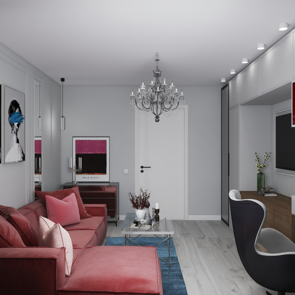 Проект квартиры с яркими акцентами