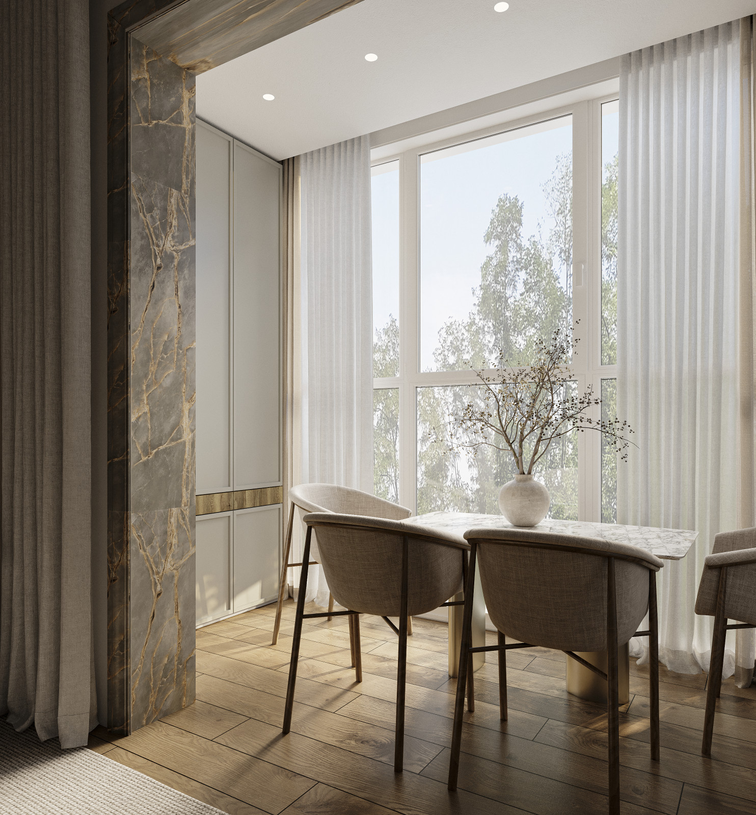 Дизайн-проект 1-комнатной квартиры в ЖК Джаз