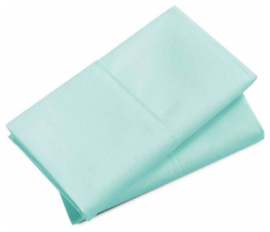 Gregorio Hotel 600 Thread Count Pillowcases, Set of 2, Turquoise, King