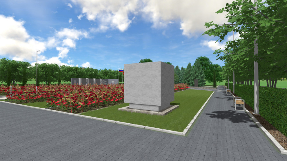 Мемориальный комплекс "Вечный Огонь" в г.Жиздра, 2021