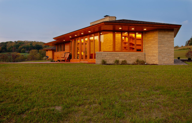 Houzz Tour Usonian Inspired Home With All The Wright Moves