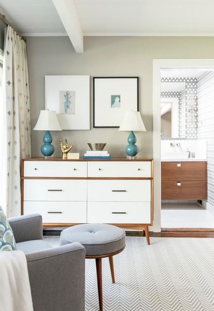 Tiburon Mid-Century Redo trendy-sovevaerelse