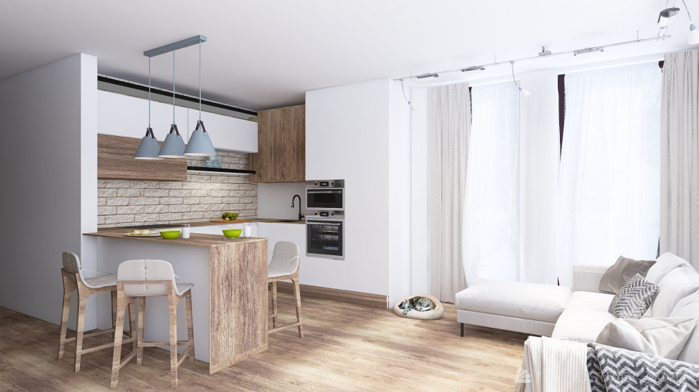 Кухня в доме массив Белоостров