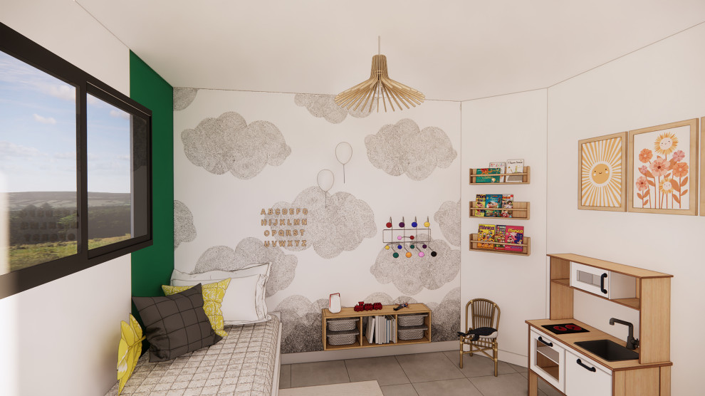 Chambre parentale et chambre d'amis Quincampoix 3D