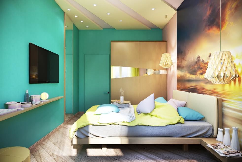 Комната пронизанная светом