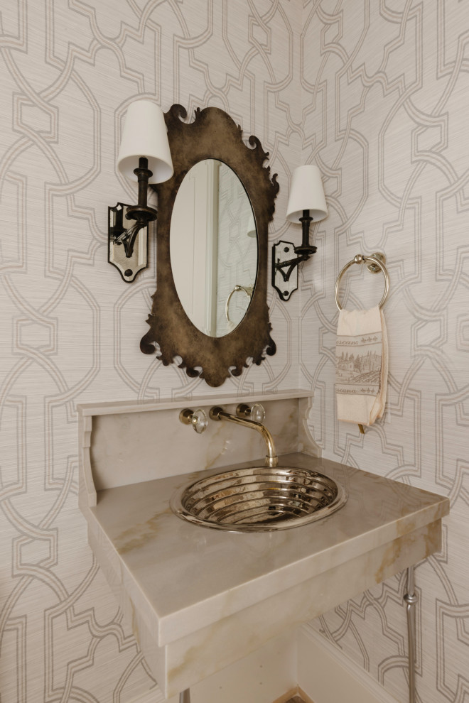 La Maison Bleue - French Country - Powder Room - Houston - by Chairma ...