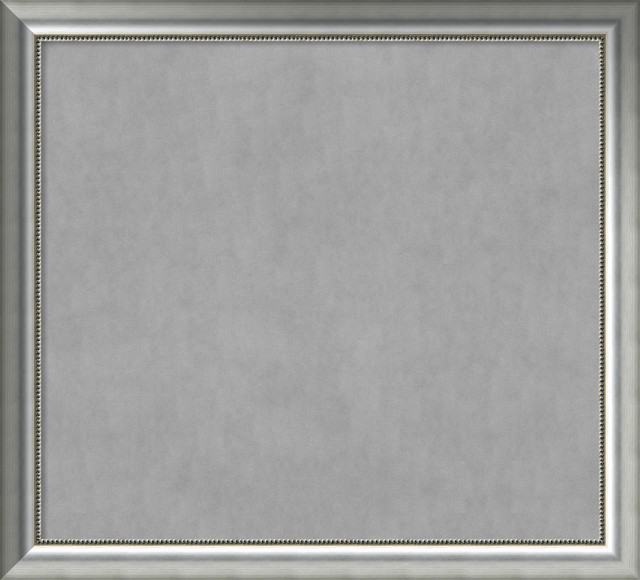 Framed Board, XLOversized, Vegas Curved Silver Wood