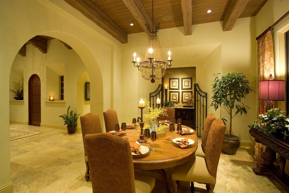 Dining room - mediterranean dining room idea in Other