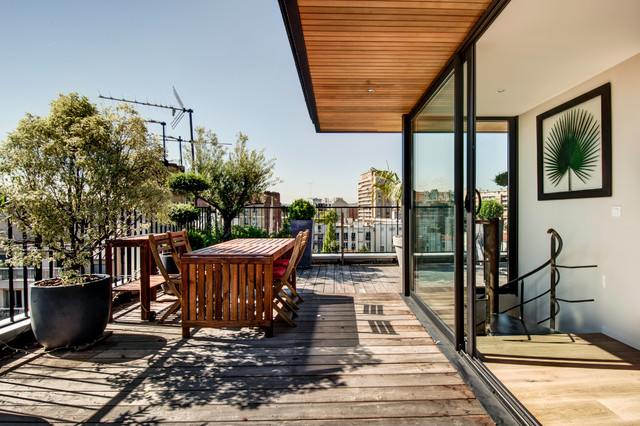 Terrasse &agrave; Boulogne trendy-terrasse