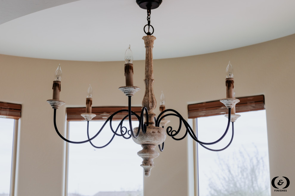 Inspiration for a transitional home design remodel in Phoenix