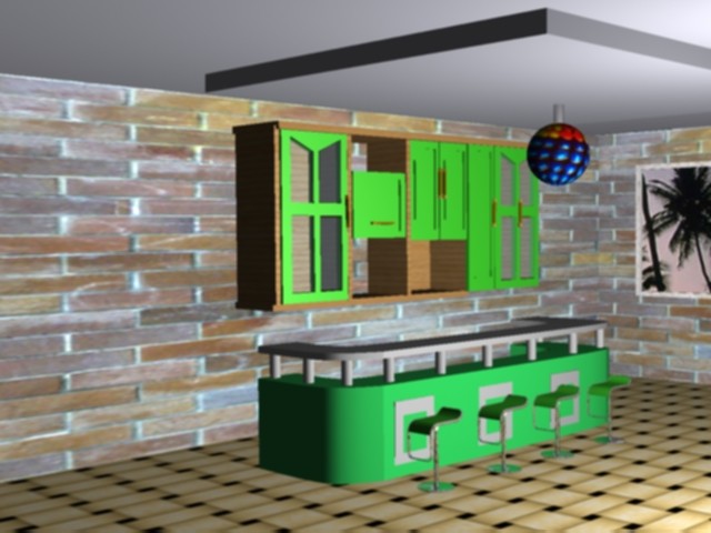 визуализация корпусной мебели