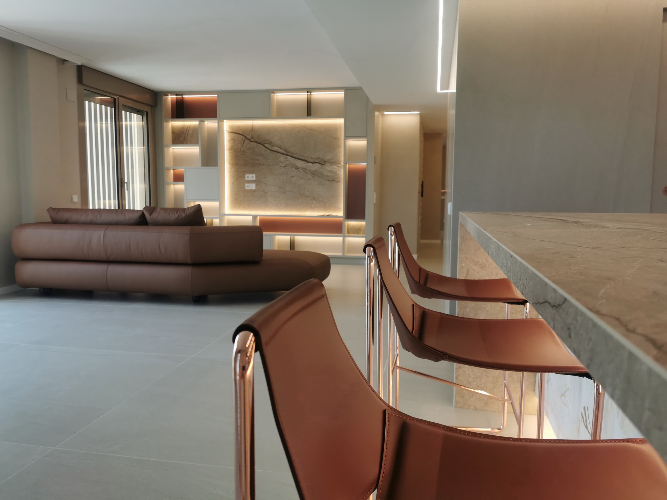 Proyecto de interiorismo y reforma integral ático -Valencia