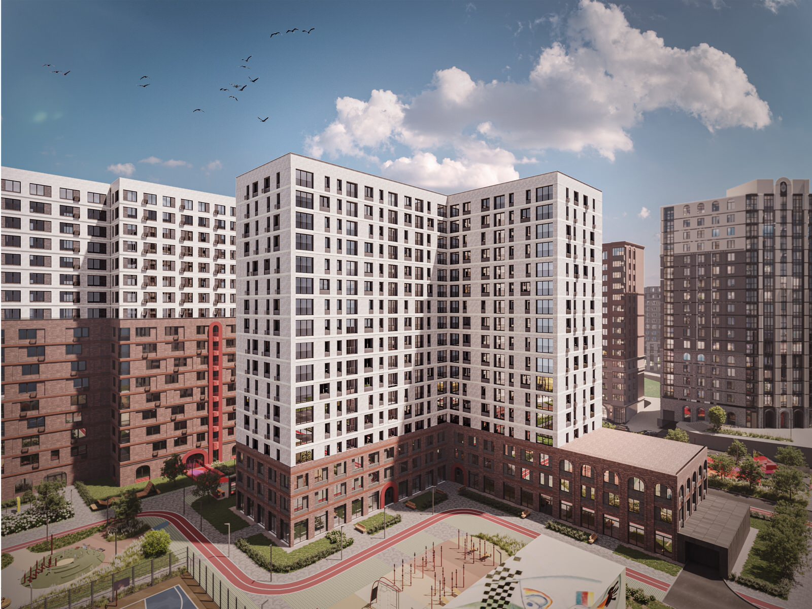 Архитектура фасадов и проект благоустройства