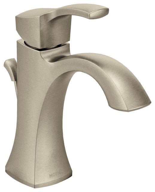 Moen Voss 1 Handle High Arc Bathroom Faucet Transitional