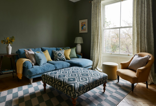 Townhouse eclectic-living-room