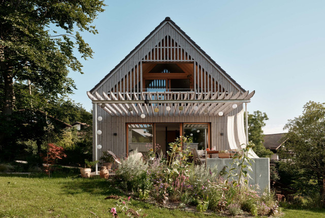 Zwei Einfamilienh&auml;user in Feldafing trendy-hus-og-facade