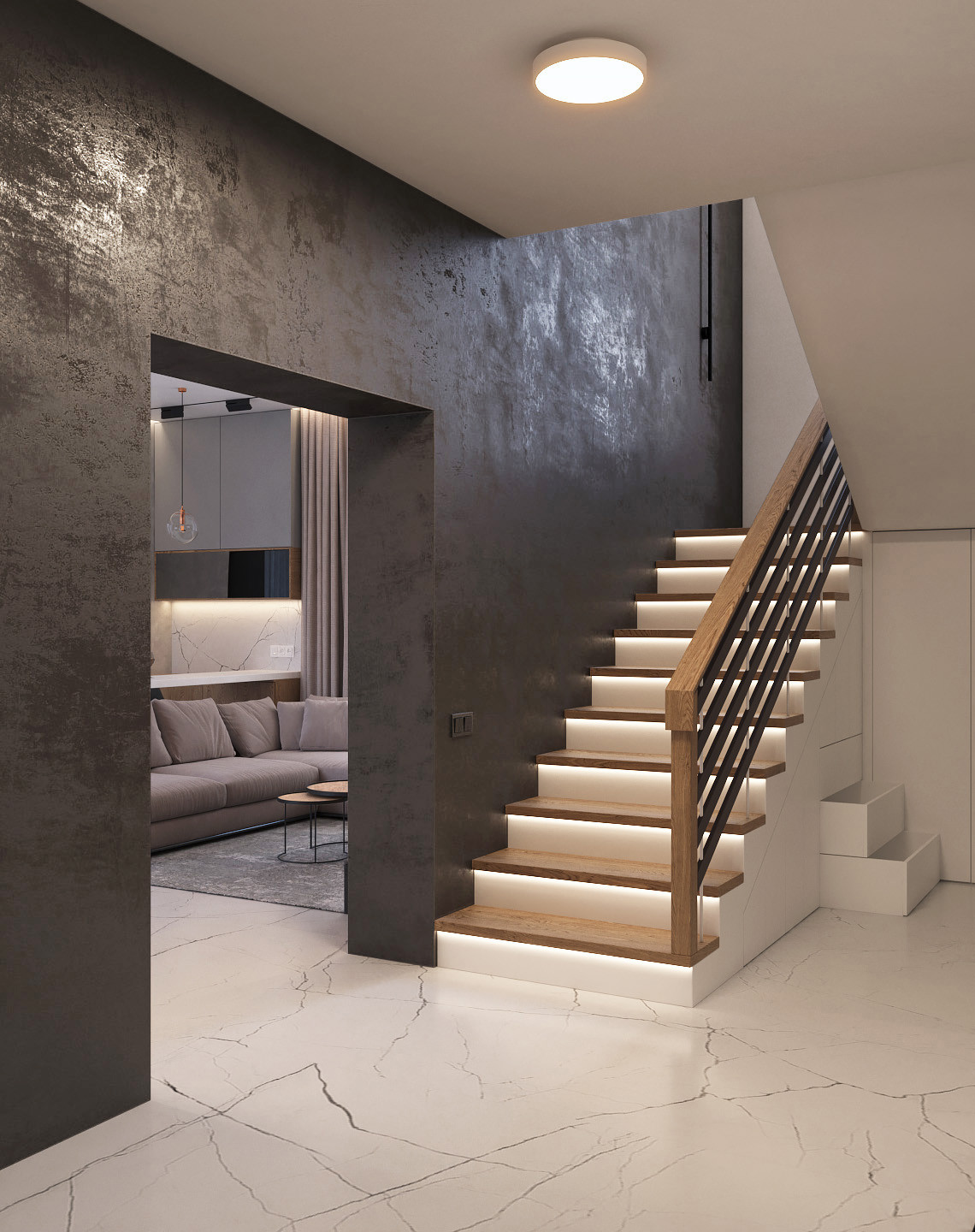 Дизайн проект дома, 88 кв. м, г. Самара, п. Кириллинский