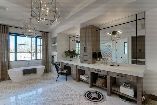 Sapphire Lane Custom Home contemporary-bathroom