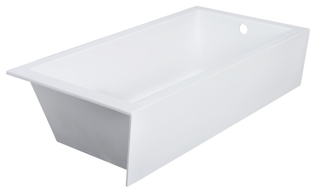 skirted soaker tub