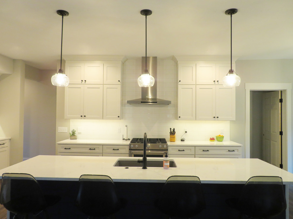 Inspiration for a transitional home design remodel in Grand Rapids