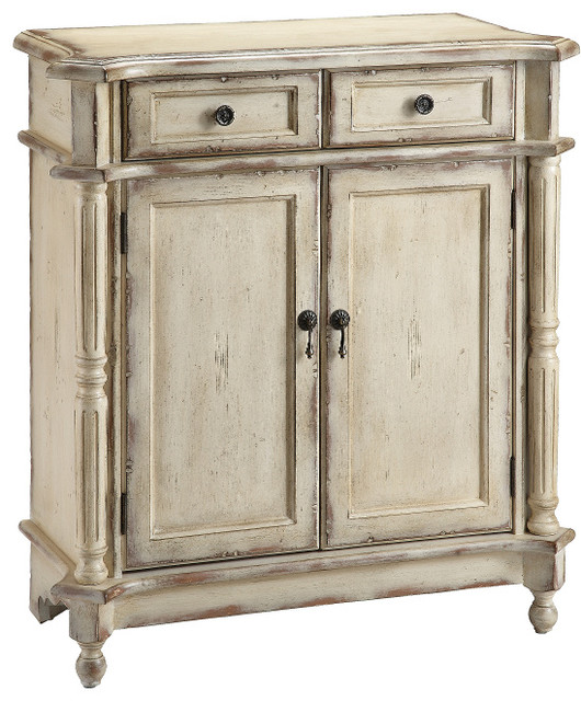 Heidi Two Door, Two Drawer Accent Chest, 57270 Farmhouse Accent