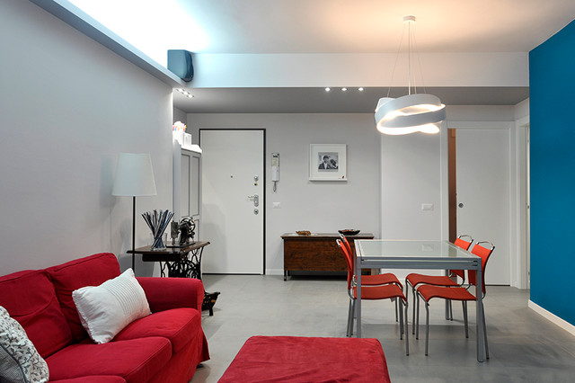 RISTRUTTURAZIONE PR contemporary-living-room