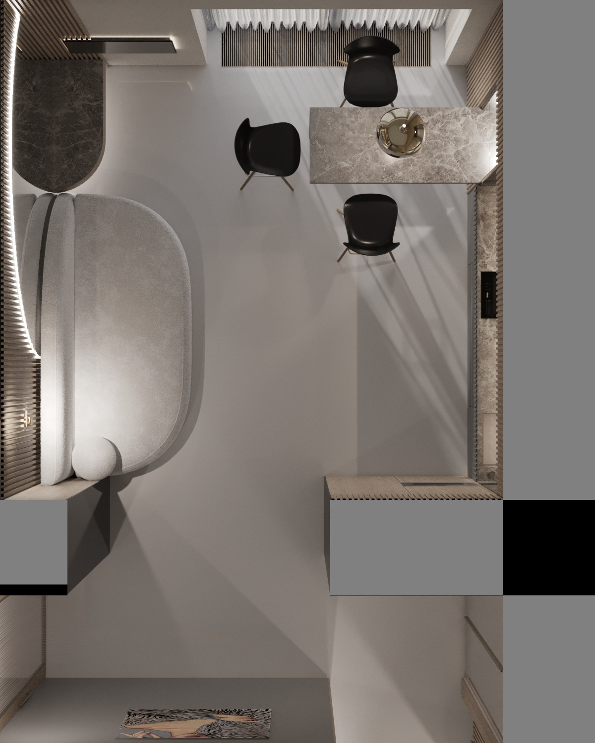 Квартира для молодого человека 60м²