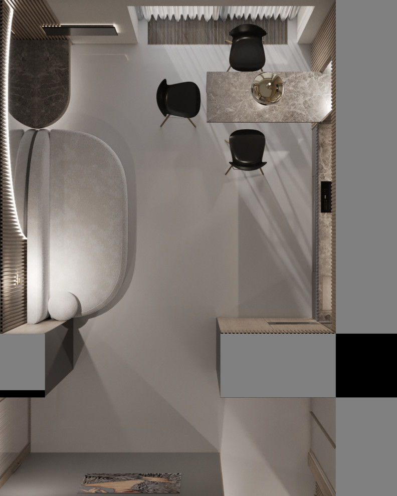 Квартира для молодого человека 60м²