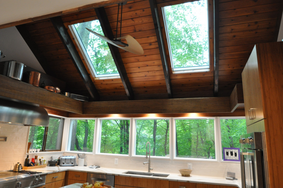 Home design - transitional home design idea in Baltimore