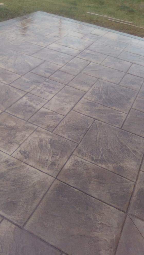 Stamped Porch