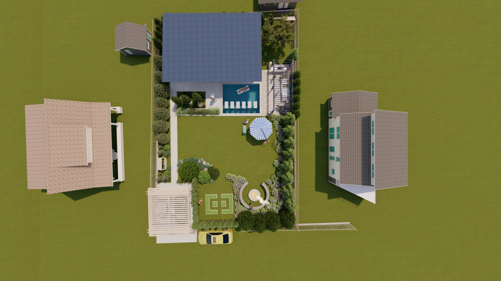 Участок Новая Рига 2 вариант.Хвойные