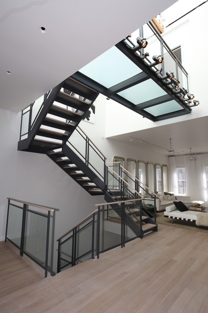 Cobble Hill contemporary-staircase
