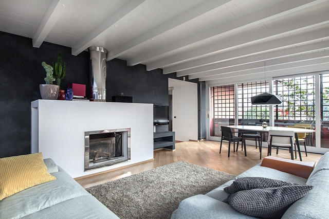 Scandinavo trendy-dagligstue