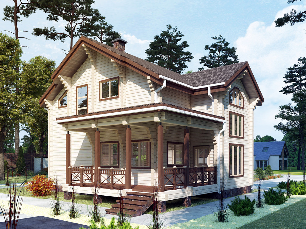 Дом из клееного бруса