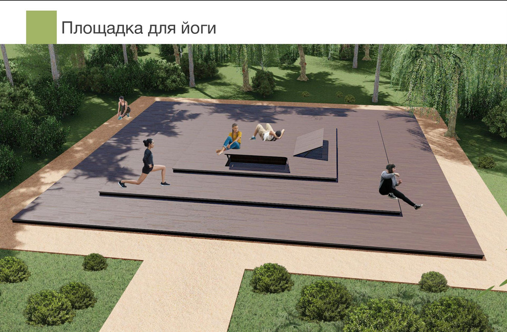 Эскизы проекта зоны отдыха