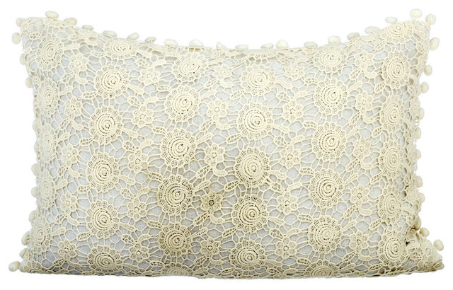 ivory throw pillow covers