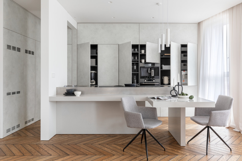Design ideas for a modern kitchen in Moscow.