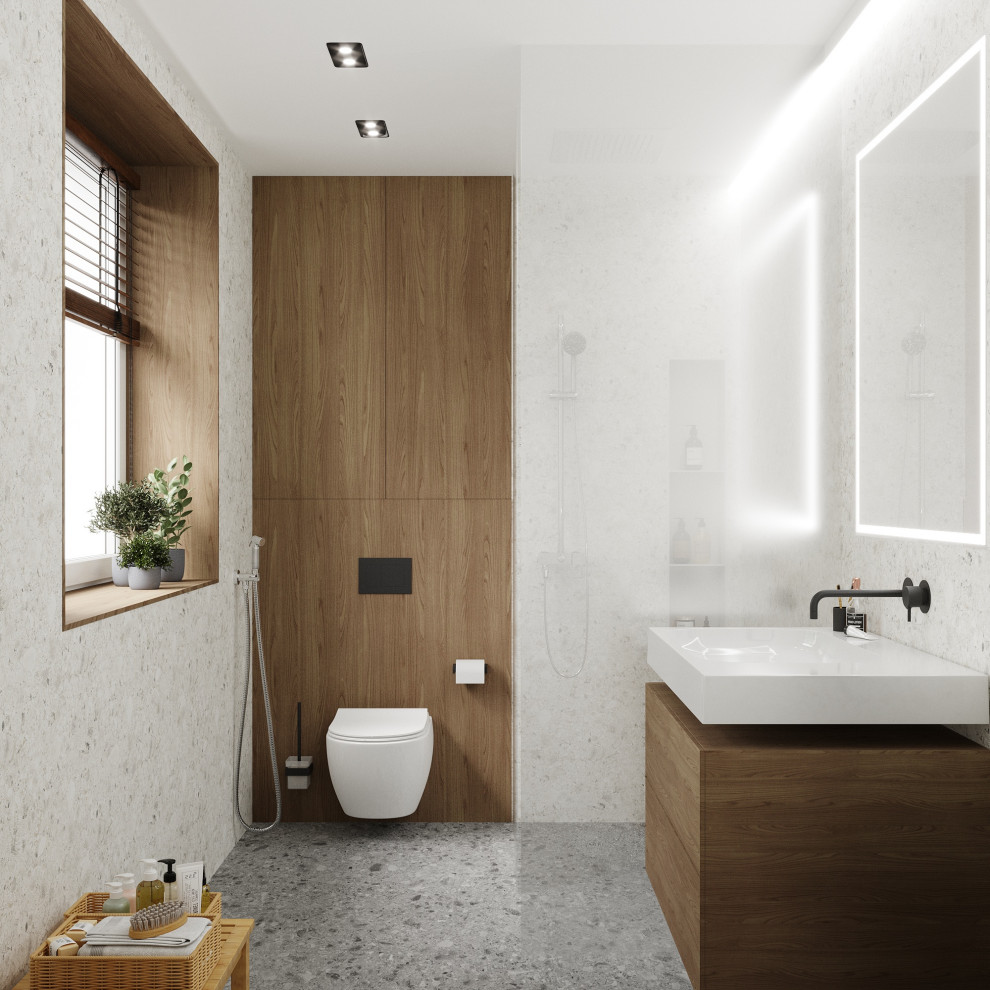 Мастер-ванная в загородном доме