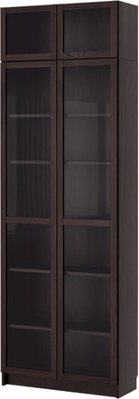 BILLY Bookcase with glass-door